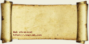 Jordanka Raković vizit kartica